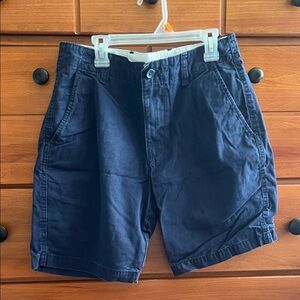 Old Navy Dark Blue Men's Flat Front Shorts